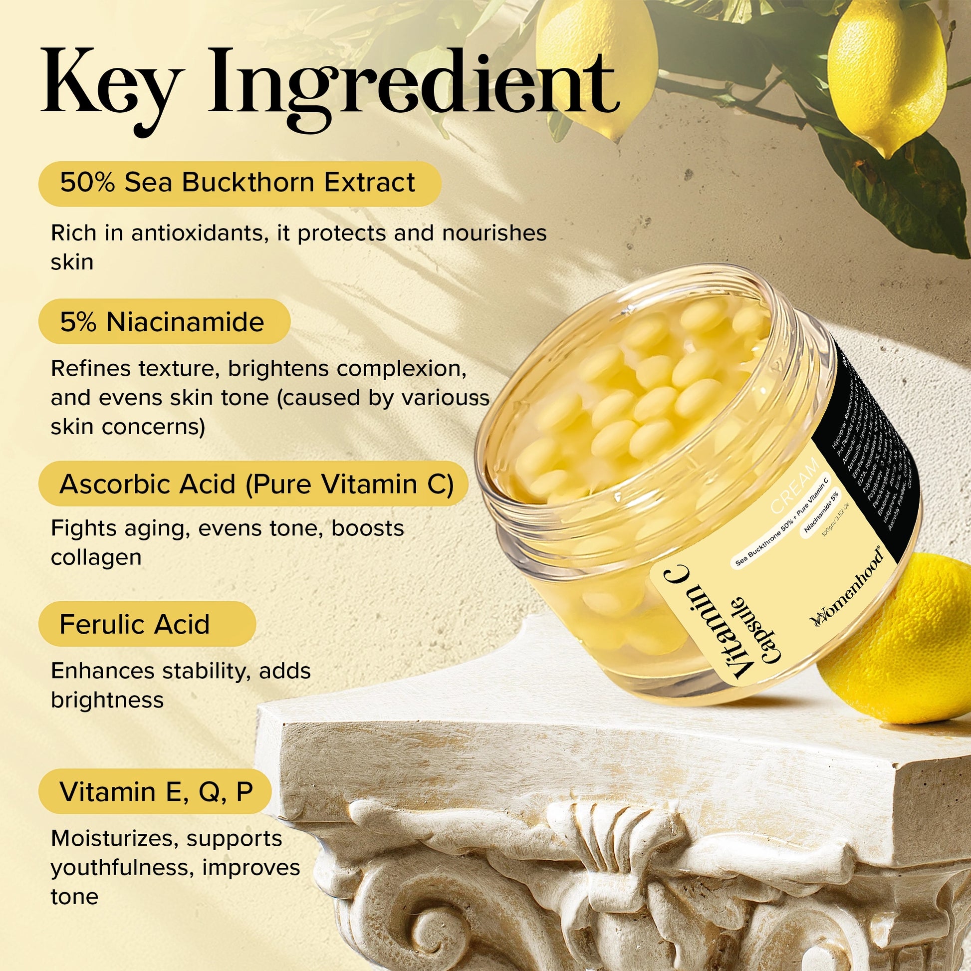 Womenhood Vitamin C Capsule Cream