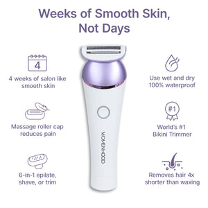 WOMENHOOD 6-in-1 Bikini Trimmer